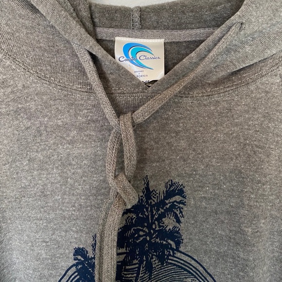 Like New Costal Classics surf shop grey hoodie - Picture 2 of 5